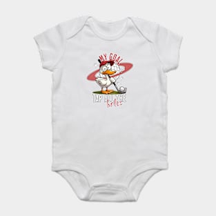 Golfer Funny Golf Tap All The Holes Baby Bodysuit